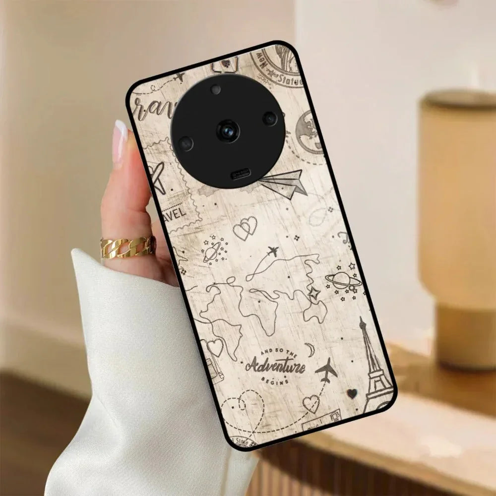 Map Mania Glass Case Cover For Realme/Narzo - ShopOnCliQ
