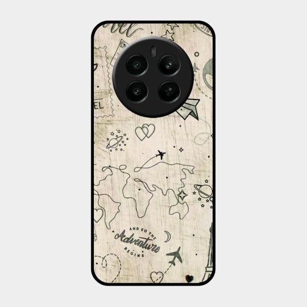 Map Mania Glass Case Cover For Realme Narzo 70 Pro 5G