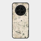 Map Mania Glass Case Cover For Realme P1 5G