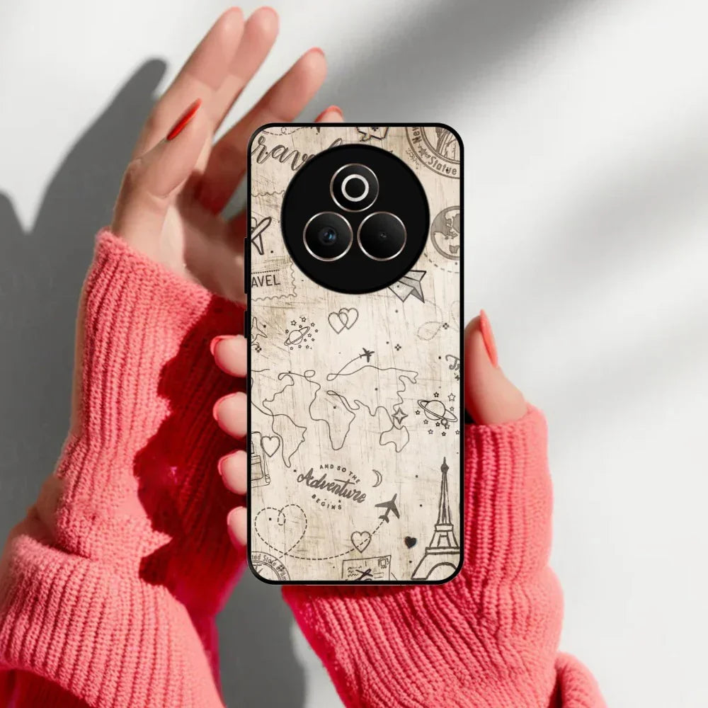 Map Mania Glass Case Cover For Realme/Narzo - ShopOnCliQ