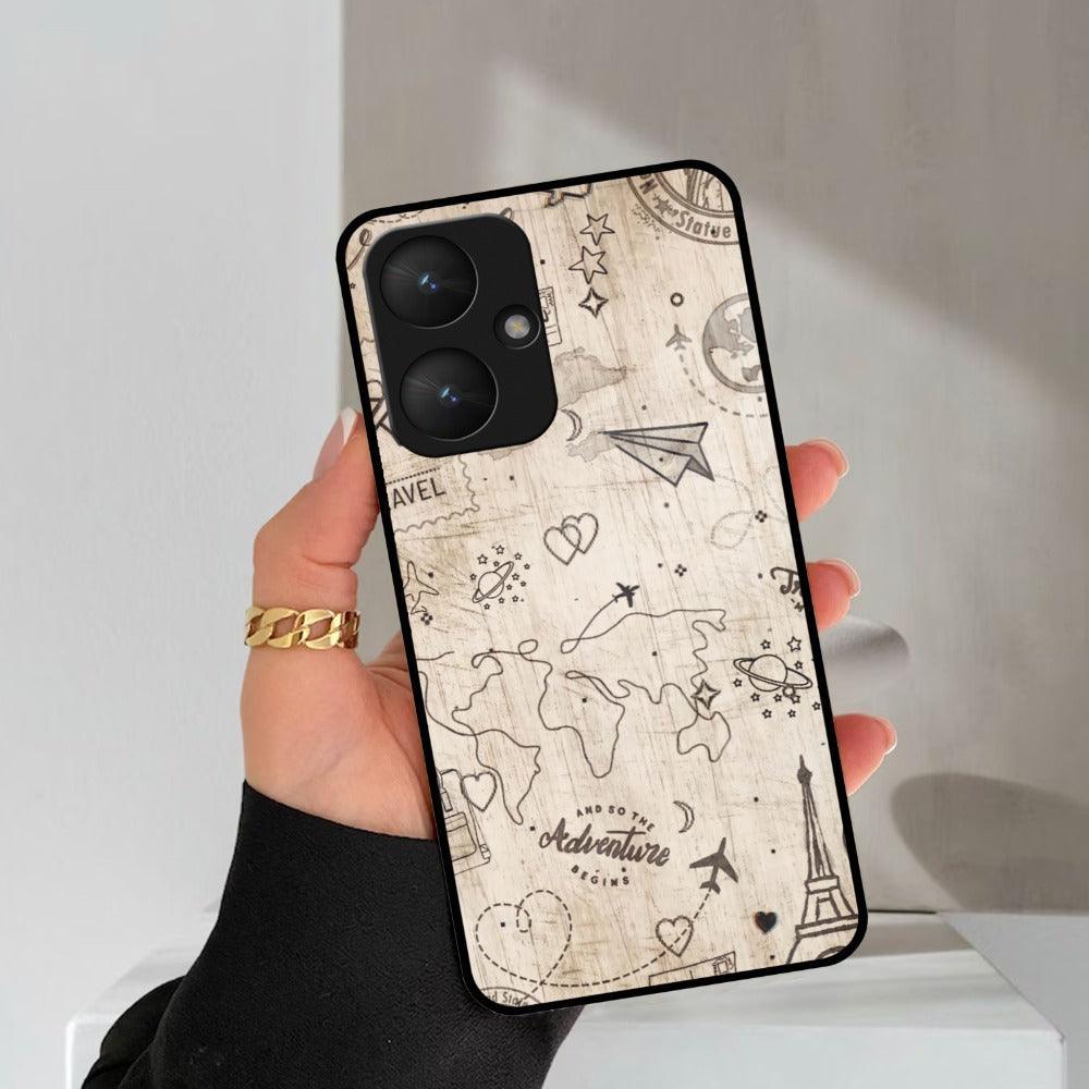 Map Mania Glass Case Cover For Redmi/Xiaomi - ShopOnCliQ