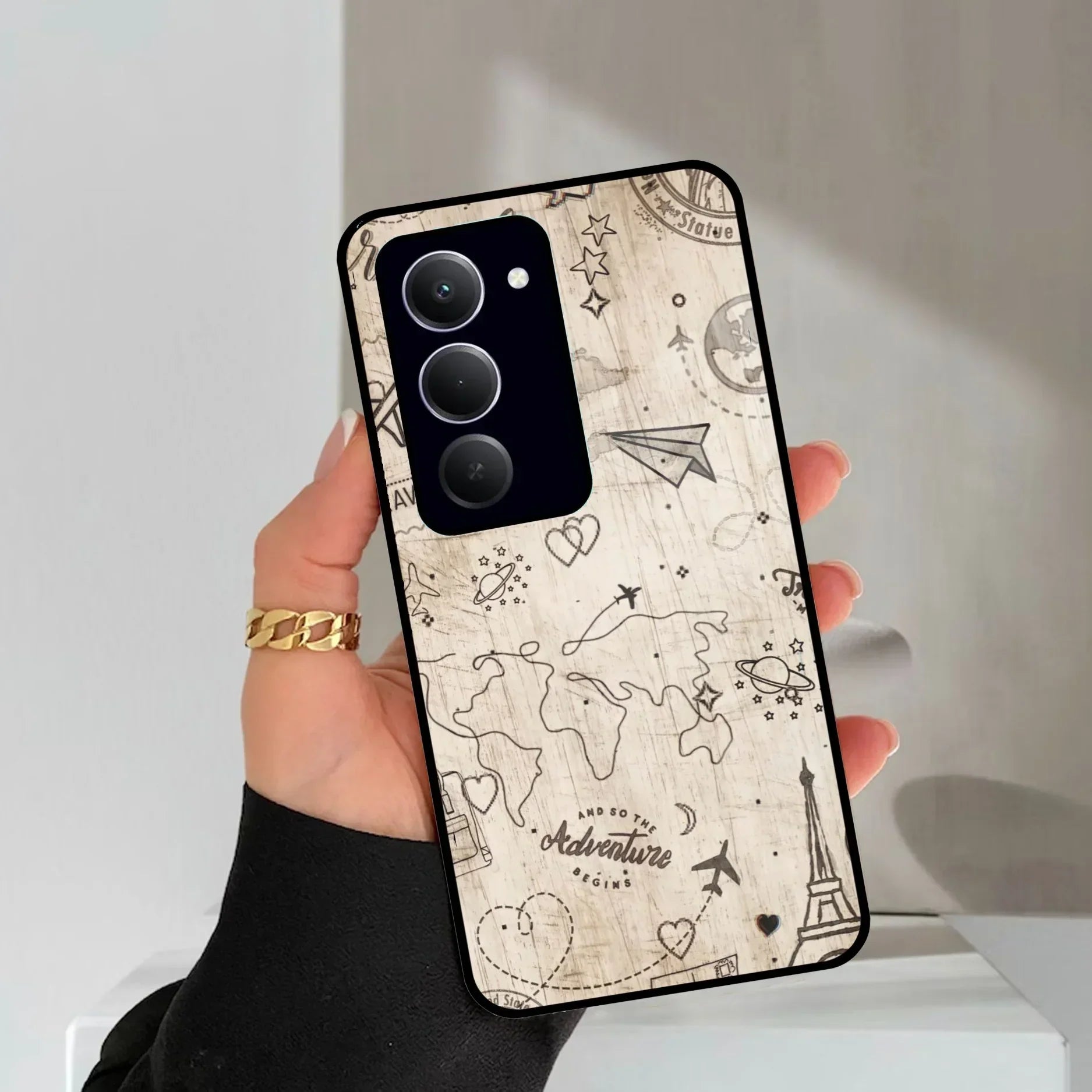 Map Mania Glass Case Cover For Redmi/Xiaomi - ShopOnCliQ