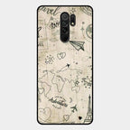 Map Mania Glass Case Cover For Redmi 9 Prime