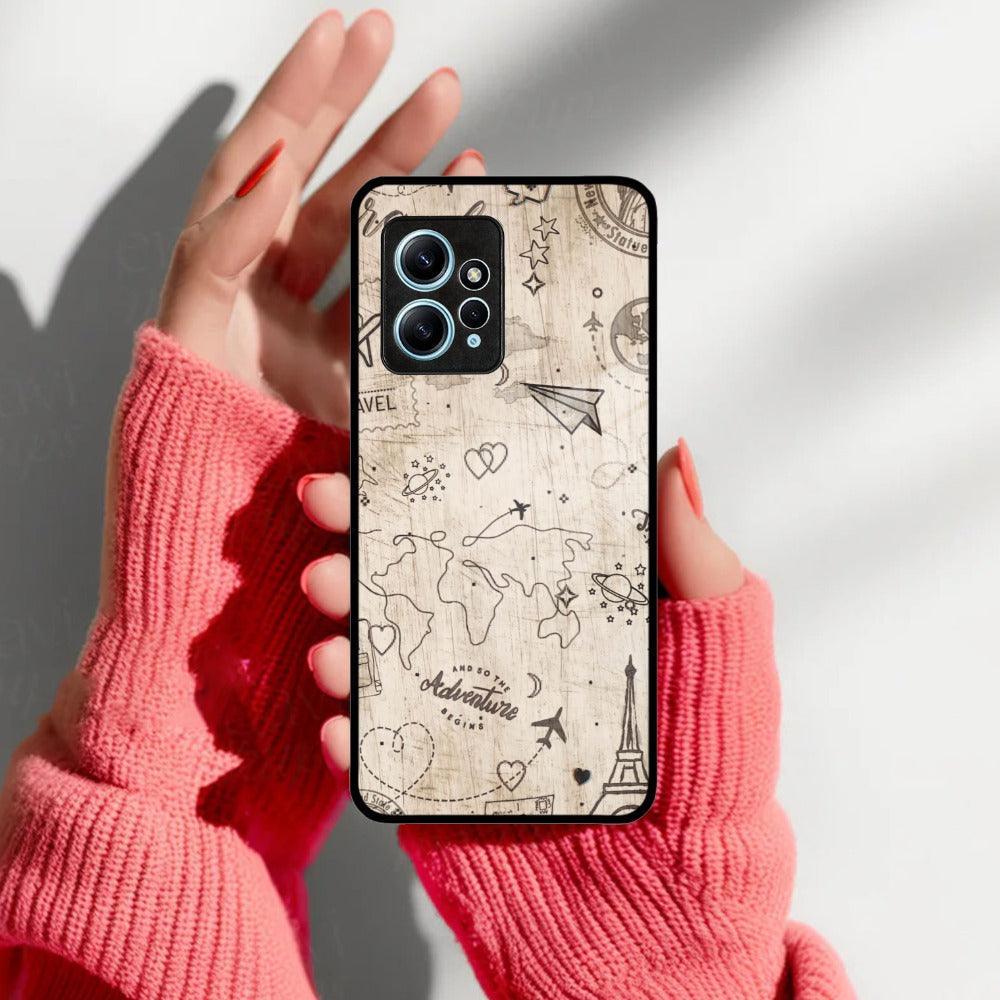 Map Mania Glass Case Cover For Redmi/Xiaomi - ShopOnCliQ