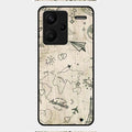 Map Mania Glass Case Cover For Redmi Note 13 Pro Plus 5G