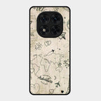 Map Mania Glass Case Cover For Redmi Note 15 Pro Plus 5G