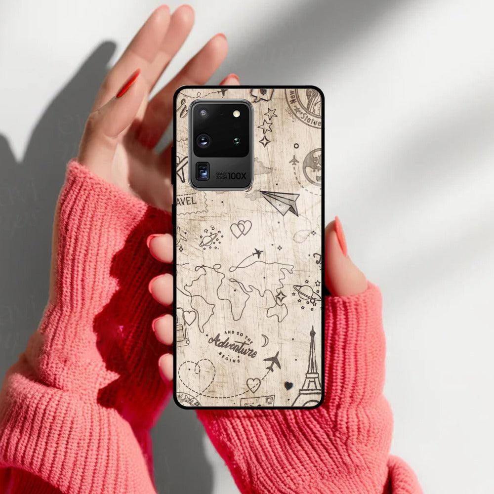Map Mania Glass Case Cover for Samsung - ShopOnCliQ