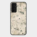 Map Mania Glass Case Cover For Samsung Galaxy A15 5G