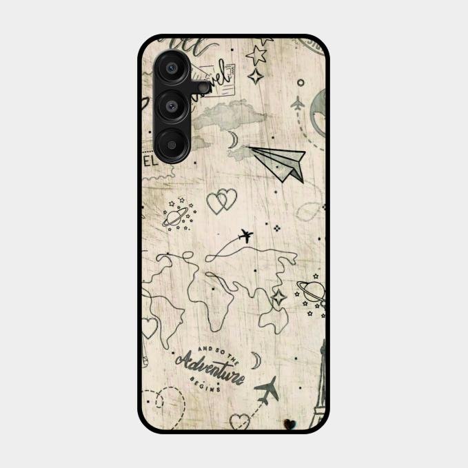 Map Mania Glass Case Cover For Samsung Galaxy A16 5G