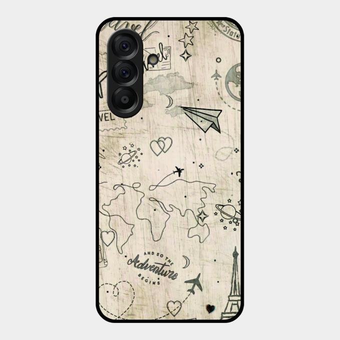 Map Mania Glass Case Cover For Samsung Galaxy A56 5G
