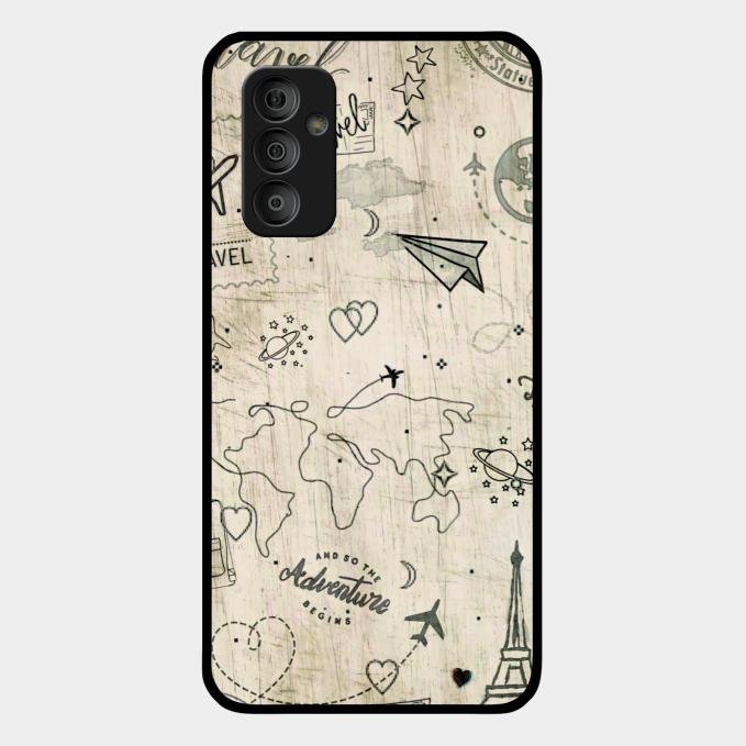 Map Mania Glass Case Cover For Samsung Galaxy F23 5G