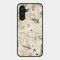 Map Mania Glass Case Cover For Samsung Galaxy M36 5G