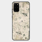 Map Mania Glass Case Cover For Samsung Galaxy S20 Plus