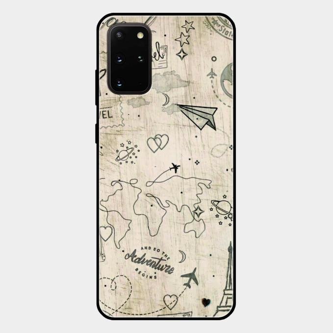 Map Mania Glass Case Cover For Samsung Galaxy S20 Plus