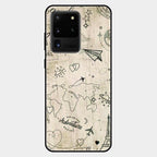 Map Mania Glass Case Cover For Samsung Galaxy S20 Ultra