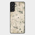 Map Mania Glass Case Cover For Samsung Galaxy S21 Plus