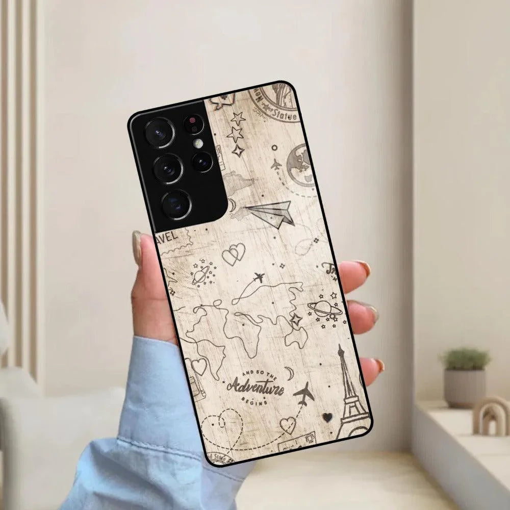 Map Mania Glass Case Cover for Samsung - ShopOnCliQ