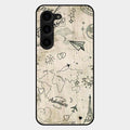 Map Mania Glass Case Cover For Samsung Galaxy S23 Plus 5G