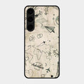 Map Mania Glass Case Cover For Samsung Galaxy S24 Plus 5G