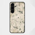 Map Mania Glass Case Cover For Samsung Galaxy S25 FE 5G