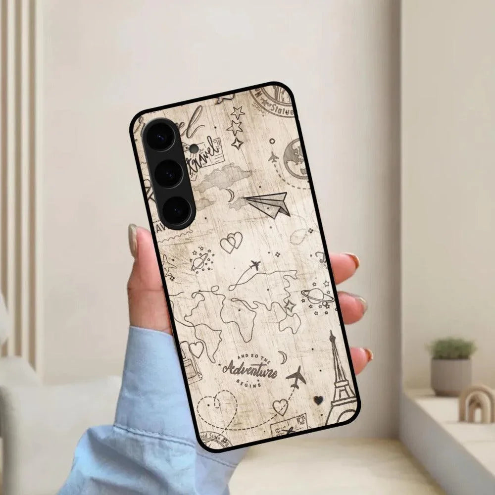 Map Mania Glass Case Cover for Samsung - ShopOnCliQ
