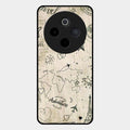 Map Mania Glass Case Cover For Vivo T4 5G