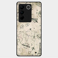 Map Mania Glass Case Cover For Vivo V27 5G