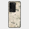 Map Mania Glass Case Cover For Vivo V29 Pro 5G
