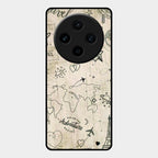 Map Mania Glass Case Cover For Vivo X100 5G
