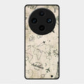 Map Mania Glass Case Cover For Vivo X100 Pro 5G