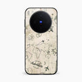 Map Mania Glass Case Cover For Vivo X300 5G