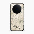 Map Mania Glass Case Cover For Vivo X300 5G