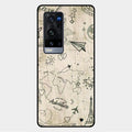 Map Mania Glass Case Cover For Vivo X60 Pro Plus 5G