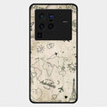 Map Mania Glass Case Cover For Vivo X80 Pro 5G