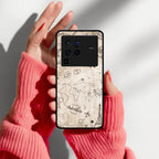 Map Mania Glass Case Cover For iQOO - ShopOnCliQ