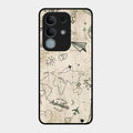 Map Mania Glass Case Cover For Vivo Y31 Pro 5G