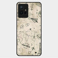 Map Mania Glass Case Cover For Vivo Y75 5G