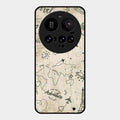 Map Mania Glass Case Cover For Xiaomi 15 Ultra 5G