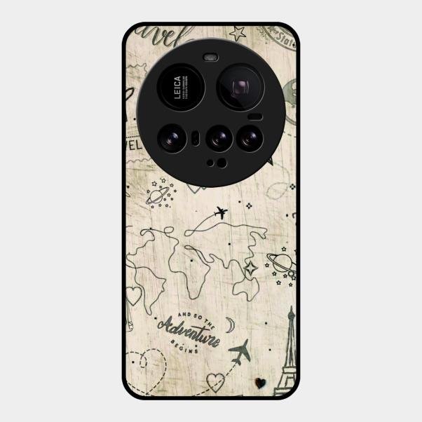 Map Mania Glass Case Cover For Xiaomi 15 Ultra 5G