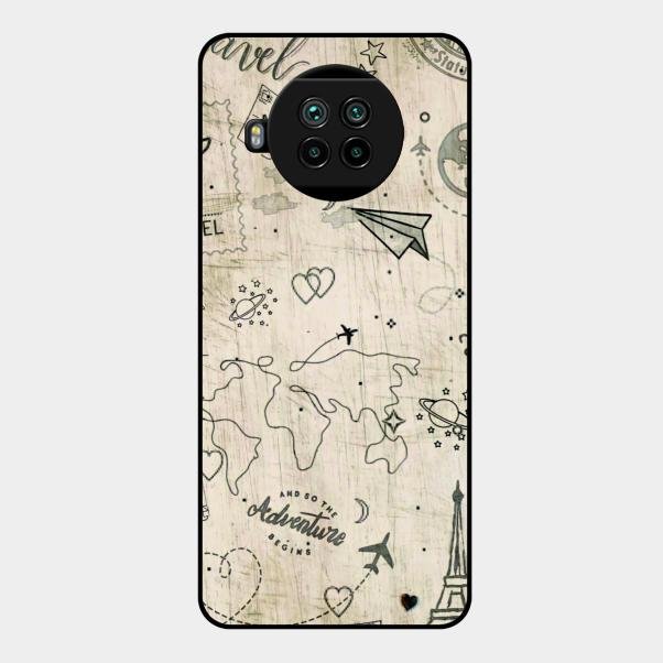 Map Mania Glass Case Cover For Xiaomi Mi 10I 5G