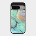 Marble Glass Finish Phone Case And Cover For Google Pixel 9 5G