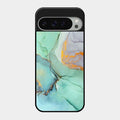 Marble Glass Finish Phone Case And Cover For Google Pixel 9 Pro Xl