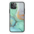Marble Glass Finish Phone Case And Cover For iPhone 11 Pro