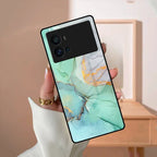 Marble Glass Finish Phone Case And Cover For Vivo - ShopOnCliQ