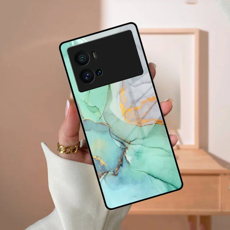 Marble Glass Finish Phone Case And Cover For Vivo - ShopOnCliQ