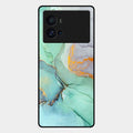 Marble Glass Finish Phone Case And Cover For Iqoo 9 Pro 5G