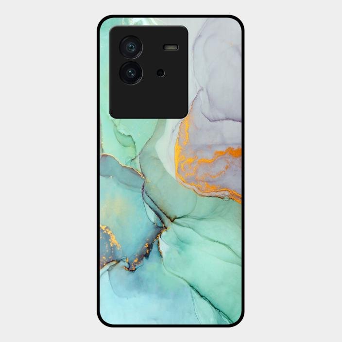 Marble Glass Finish Phone Case And Cover For Iqoo Neo 6 5G