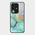Marble Glass Finish Phone Case And Cover For iQOO Z10x 5G