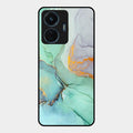 Marble Glass Finish Phone Case And Cover For Iqoo Z6 Lite 5G