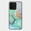 Marble Glass Finish Phone Case And Cover For Iqoo Z9 5G